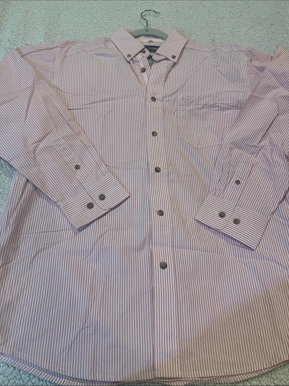 Ariat Pro Series Dayne Classic Fit Long Sleeve Shirt Dayne Striped Button Down,